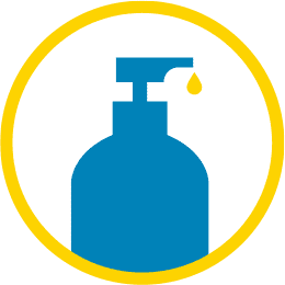 Cleanser pump bottle icon